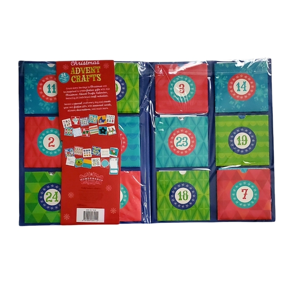 Wondershop Christmas Advent Crafts Calendar 24 Days One for Each Day - Picture 2 of 3